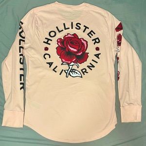 Hollister Men’s Long Sleeve Roses Graphic Shirt